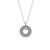 Structure Circle Necklace - L model - Silver - 6710ZI