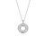 Structure Circle Necklace - L model - Silver - 6710ZI