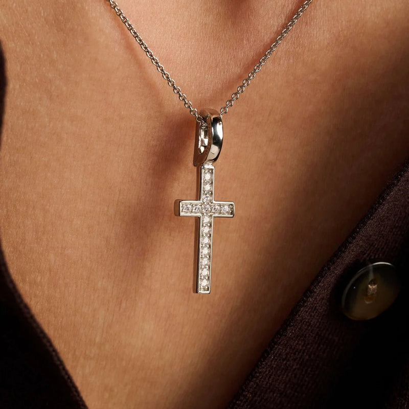 Faith Necklace with Pendant - Silver
