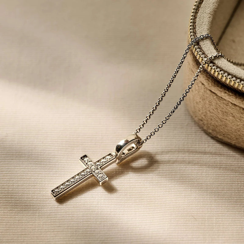 Faith Necklace with Pendant - Silver