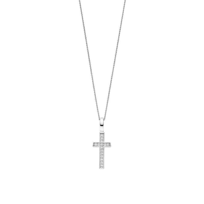 Faith Necklace with Pendant - Silver
