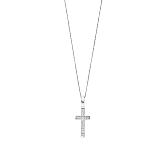 Faith Necklace with Pendant - Silver