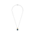 Blue Cushion Structure Necklace with Pendant - Gold/Silver