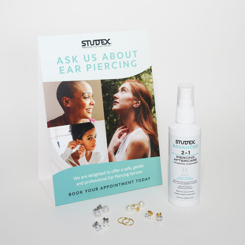 Advanced 2 in 1 Piercing Aftercare Finger Spray Solution, 100ml - ADV-FS-100