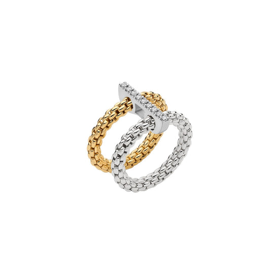 Prima Flex'It Diamond Ring, Small - 18ct Yellow/White Gold - 74008AX_BB_2_XBX_00S