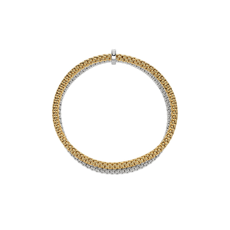 Prima Flex'It Diamond Bracelet, Medium - 18ct Yellow/White Gold - 74008BX_BB_2_XBX_00M
