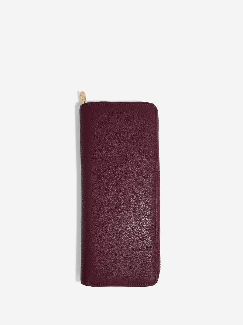 Jewellery Roll - Burgundy - 76418