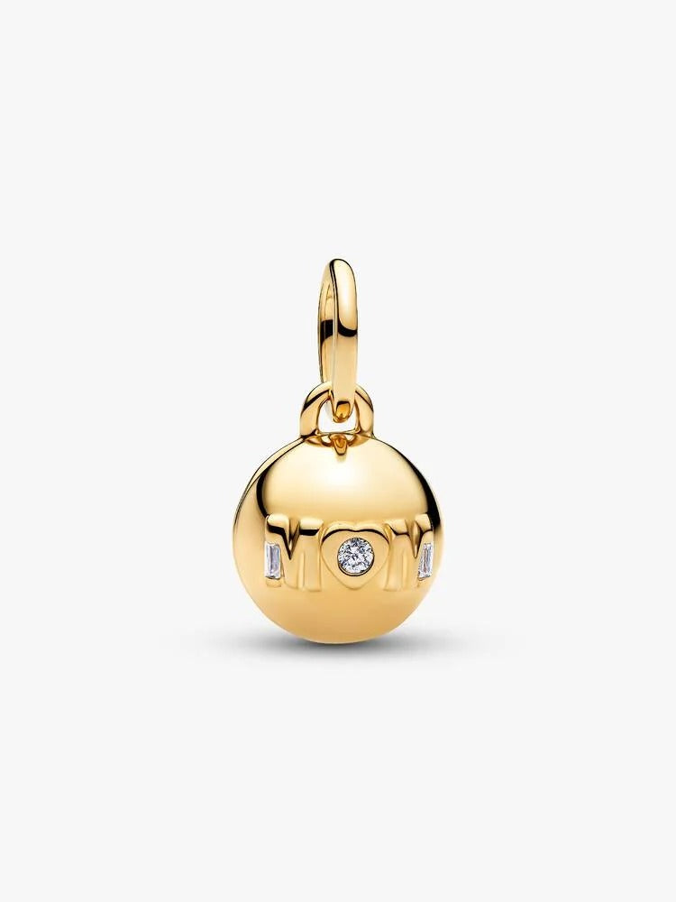 Mum Ball Clasp Charm - 14ct Gold Plated - 764457C01