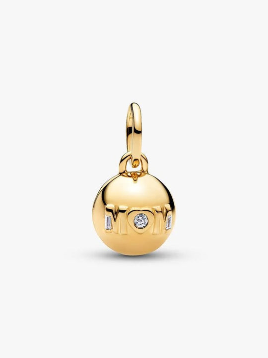 Mum Ball Clasp Charm - 14ct Gold Plated - 764457C01