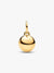 Mum Ball Clasp Charm - 14ct Gold Plated - 764457C01