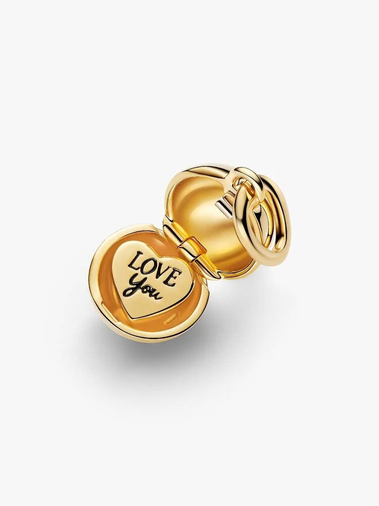 Mum Ball Clasp Charm - 14ct Gold Plated - 764457C01