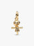Pumpkin Scarecrow Dangle Charm - 14ct Gold Plating