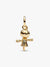 Pumpkin Scarecrow Dangle Charm - 14ct Gold Plating