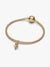 Pumpkin Scarecrow Dangle Charm - 14ct Gold Plating