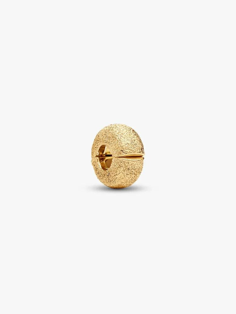 Textured Mini Clip Charm - 14ct Gold Plating