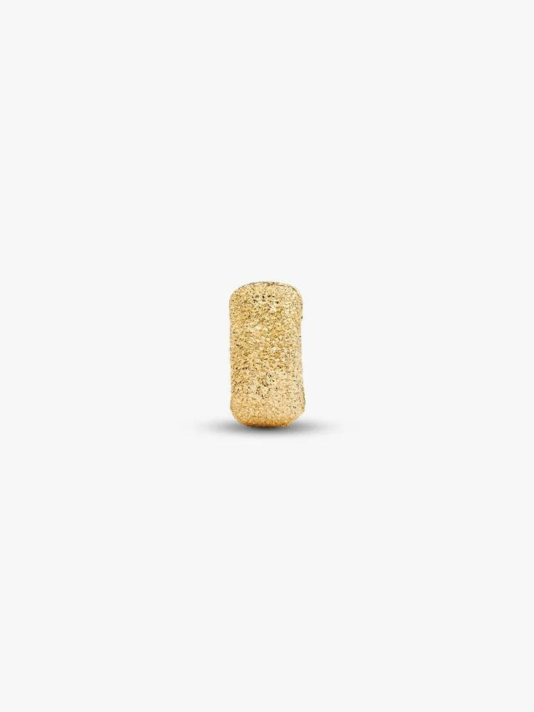 Textured Mini Clip Charm - 14ct Gold Plating