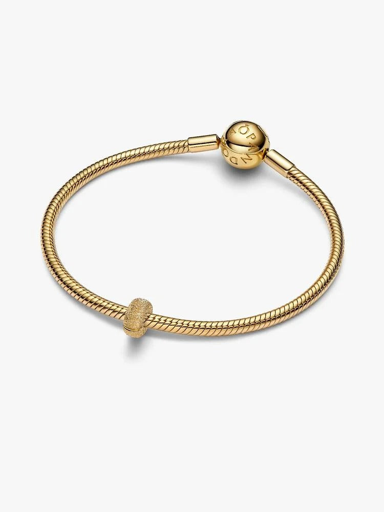 Textured Mini Clip Charm - 14ct Gold Plating