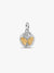 Butterfly Medallion Charm - Sterling Silver/14ct Gold Plating