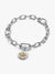 Butterfly Medallion Charm - Sterling Silver/14ct Gold Plating