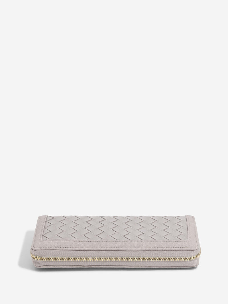 Jewellery Roll - Taupe Woven - 76848