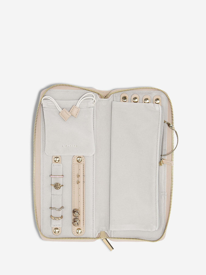 Jewellery Roll - Blush Woven - 76849