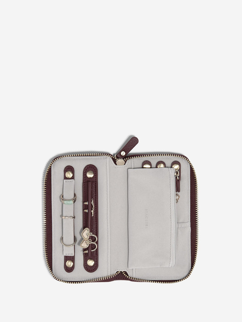 Mini Jewellery Roll - Burgundy - 76991