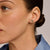 Milano CZ Infinity Stud Earrings - Gold/Silver - 7784ZY