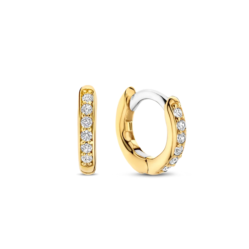 Tennis Huggies 12mm - Gold