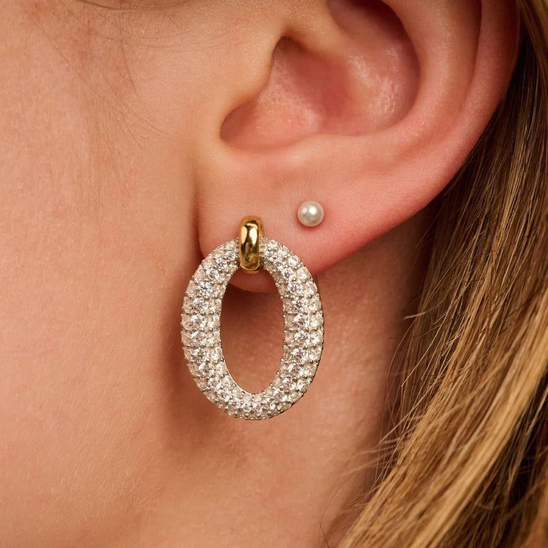 Milano 3mm Pearl Stud Earrings - Silver - 7841PW