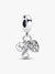 Family Infinity Triple Dangle Charm - Sterling Silver