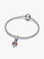 Moveable Nutcracker Dangle Charm - Sterling Silver