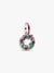 Holiday Wreath Double Dangle Charm - Sterling Silver - 794238C01