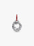 Holiday Wreath Double Dangle Charm - Sterling Silver - 794238C01