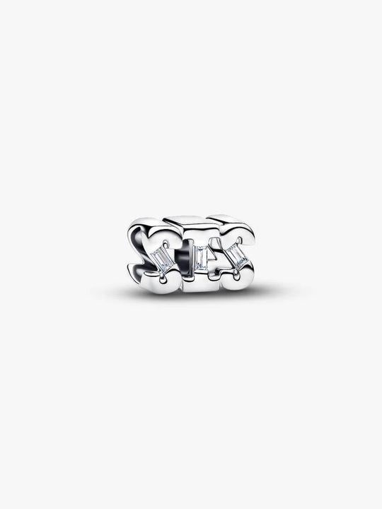 SIS CZ Charm - Sterling Silver - 794454C01