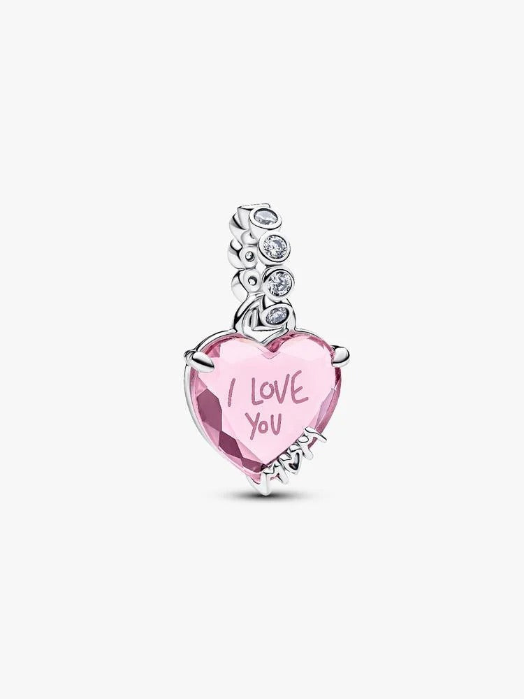 I Love You Mum Dangle Charm - Sterling Silver - 794464C01