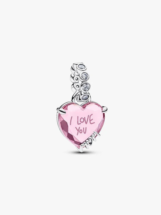 I Love You Mum Dangle Charm - Sterling Silver - 794464C01