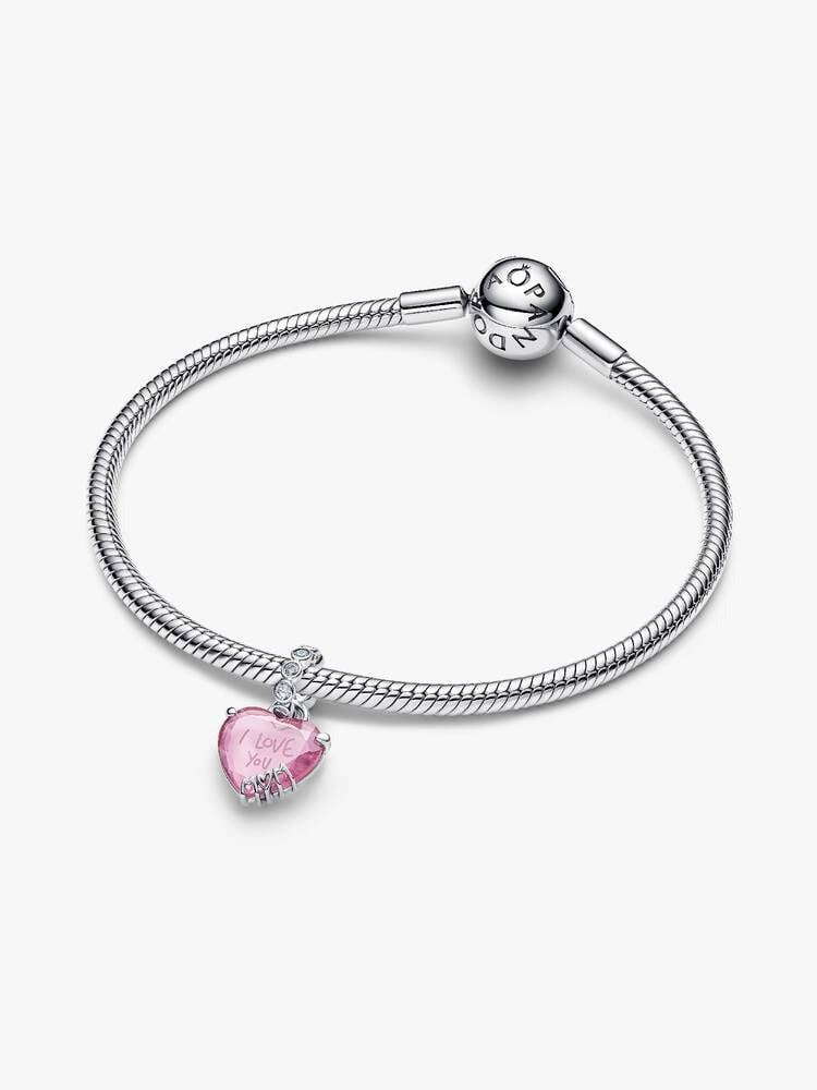 I Love You Mum Dangle Charm - Sterling Silver - 794464C01