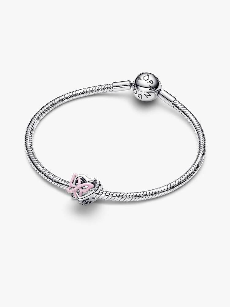 Entwined Heart & Butterfly Charm - Sterling Silver - 794475C01
