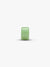 Green Murano Glass Mini Charm - Sterling Silver
