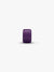 Purple Murano Glass Mini Charm - Sterling Silver