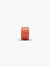 Orange Murano Glass Mini Charm - Sterling Silver