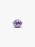 Purple Paw Mini Charm - Sterling Silver