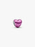 Pink Heart Mini Charm - Sterling Silver