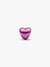 Pink Heart Mini Charm - Sterling Silver