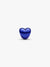 Blue Heart Mini Charm - Sterling Silver