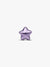 Purple Star Mini Charm - Sterling Silver