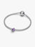 Purple Star Mini Charm - Sterling Silver