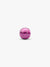Pink Happy Face Mini Charm - Sterling Silver