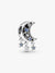 Star & Crescent Moon Charm - Sterling Silver