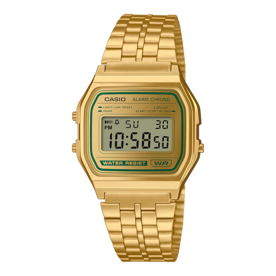 Vintage Digital Watch - Gold - A158WEGV-9AEF